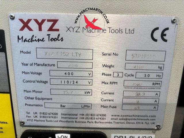 CT 52 LTY CNC Lathes with Milling | 2016 | XYZ | Percy Martin