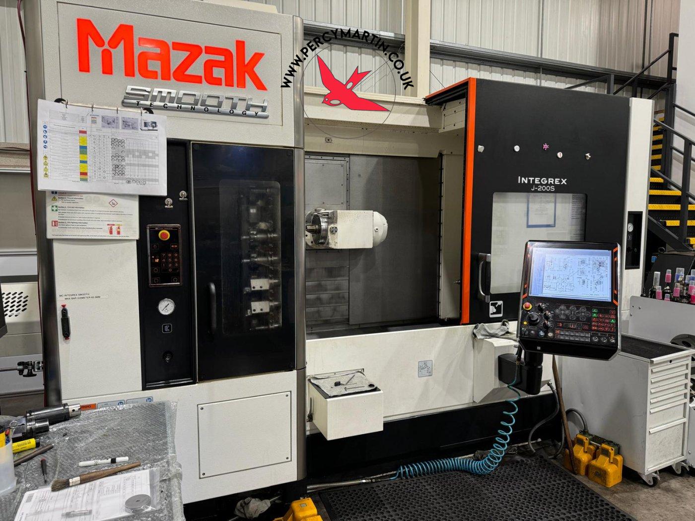 Integrex J-200 S CNC Multi Tasking Lathes | 2016 | Mazak | Percy