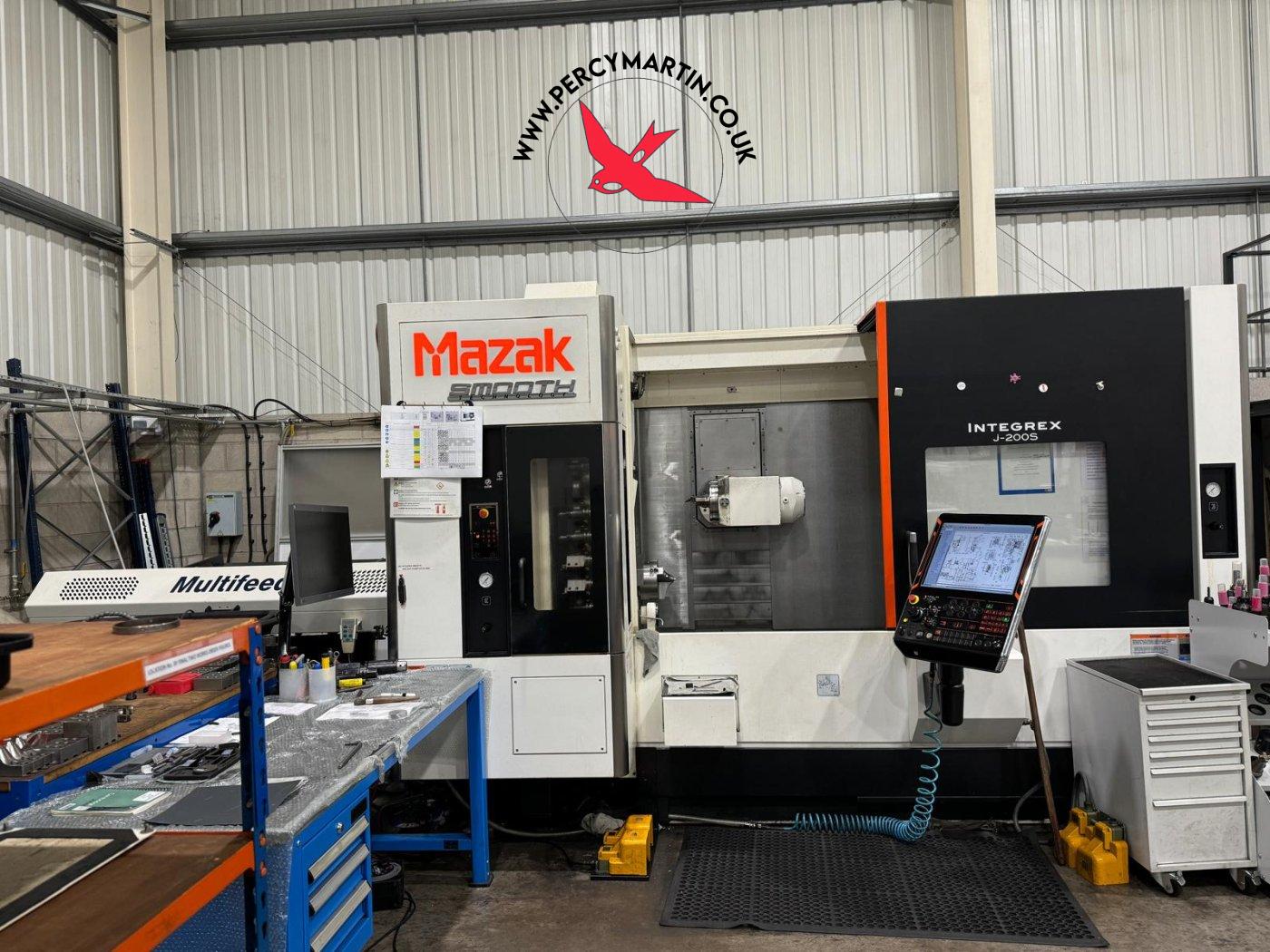 Integrex J-200 S CNC Multi Tasking Lathes | 2016 | Mazak | Percy Integrex J-200 S CNC Multi Tasking Lathes | 2016 | Mazak | Percy