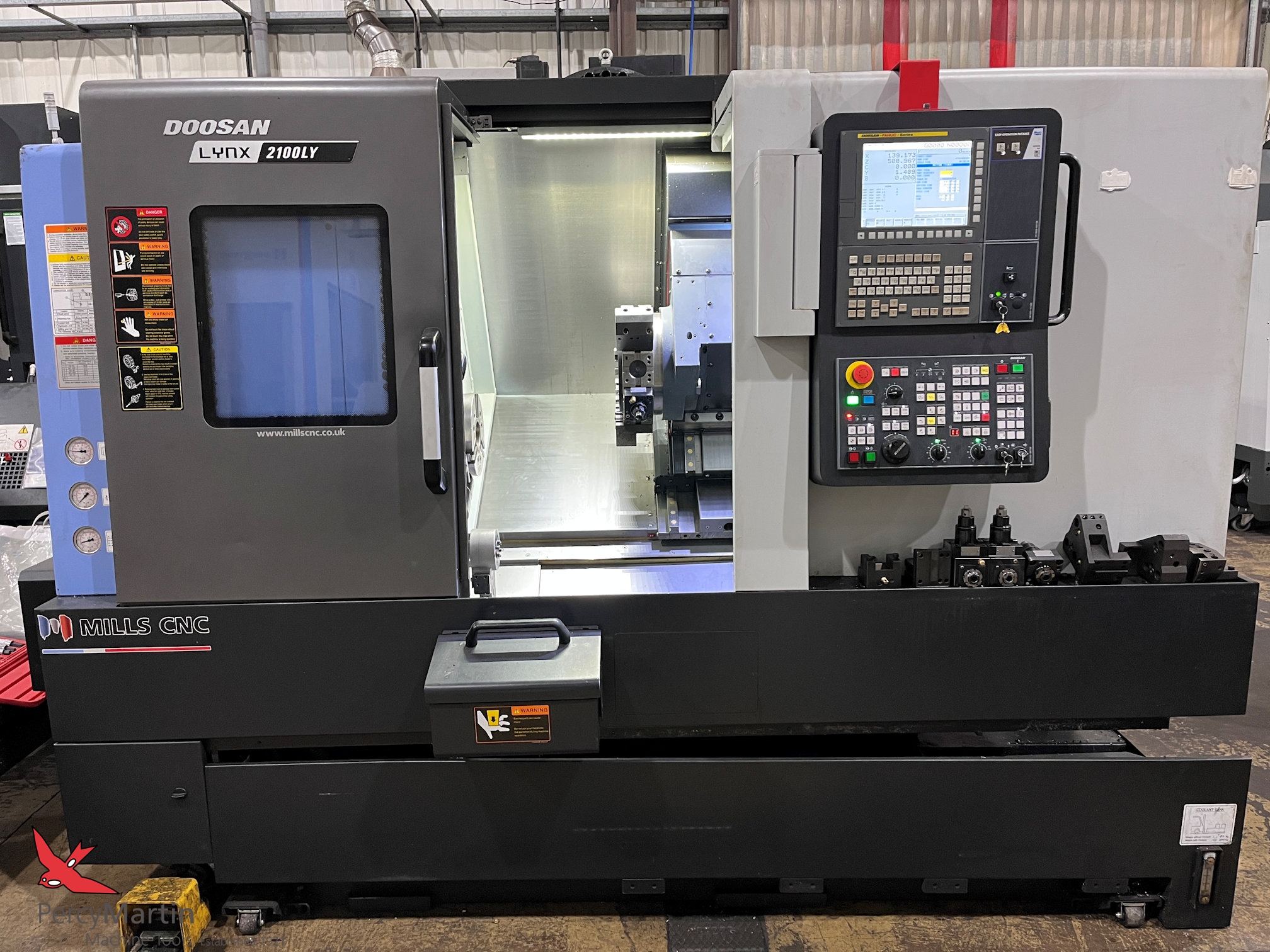used Doosan Lynx 2100LYB 2019 CNC Lathes with Milling for sale | Percy ...